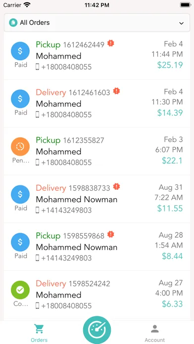 Скриншоты KwikMarts Merchant App