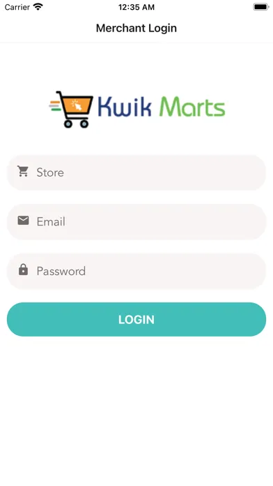 Скриншоты KwikMarts Merchant App