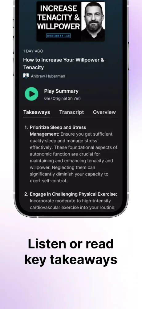 Zrzuty ekranu Kwip AI: Podcast Insights Fast