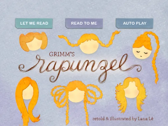 Capturas de pantalla de Rapunzel Classic Story Lite iPad 