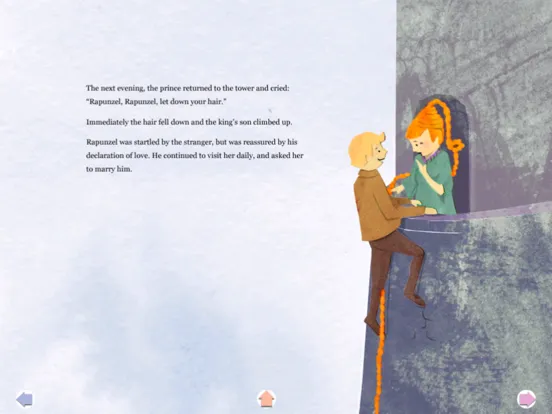 Capturas de pantalla de Rapunzel Classic Story Lite iPad 