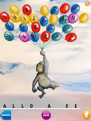 Balloony Word iPad  स्क्रीनशॉट