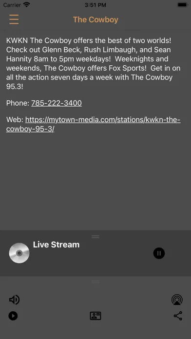 KWKN 95.3 The Cowboy স্ক্রিনশট