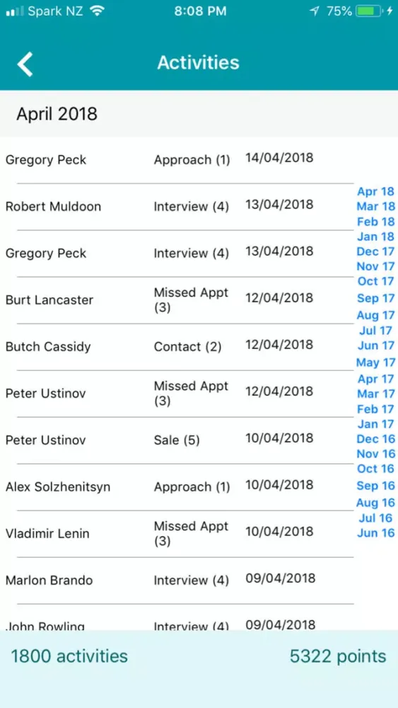 Ảnh chụp màn hình của Star Chart