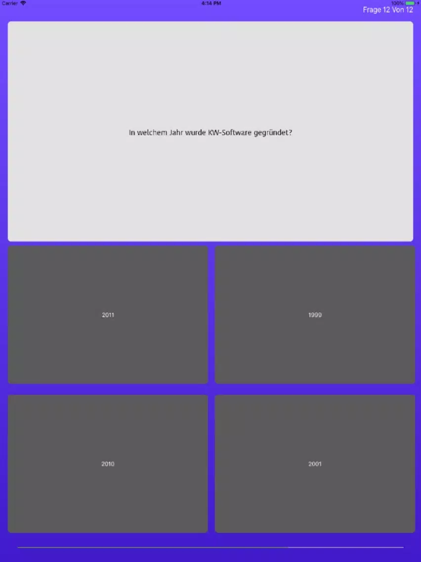 RegaQuiz iPad  스크린샷
