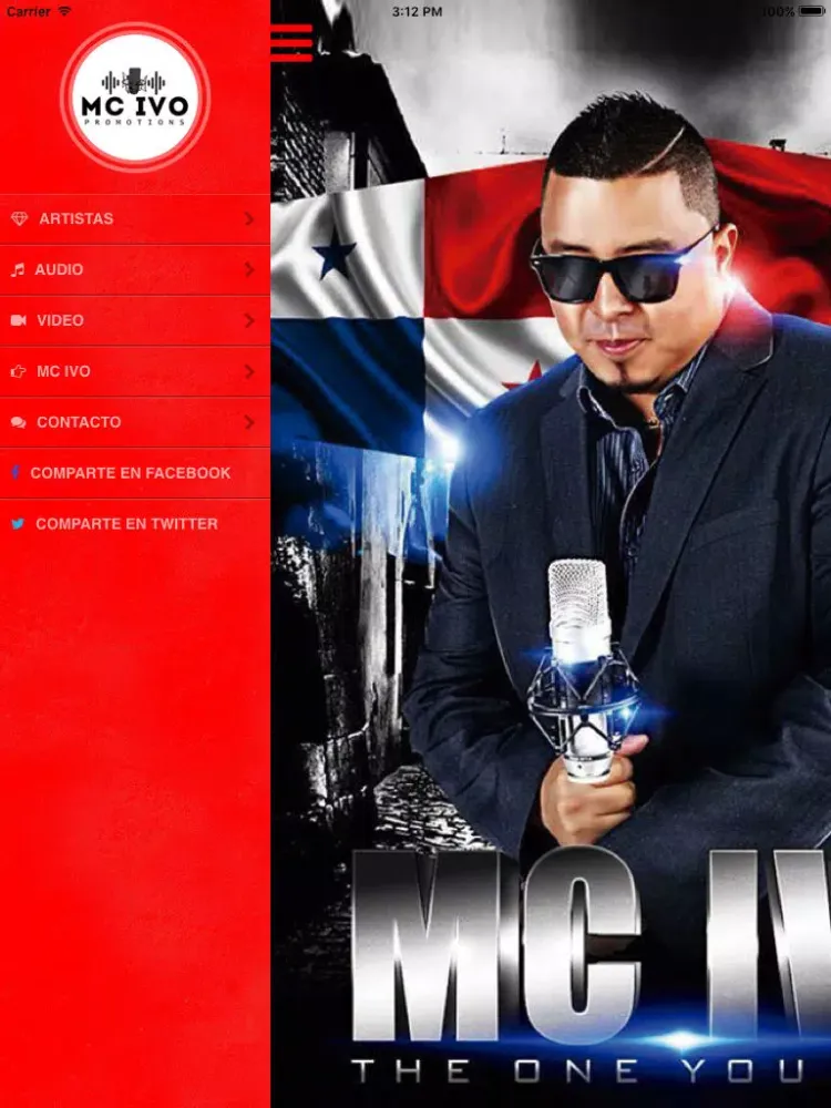 Tangkapan layar El Show Urbano Live iPad 