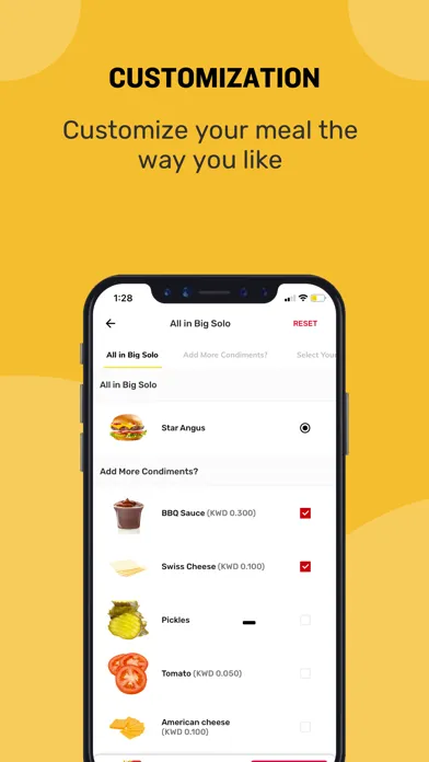 Ảnh chụp màn hình của Hardee's Kuwait