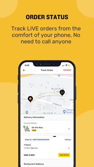 Ảnh chụp màn hình của Hardee's Kuwait