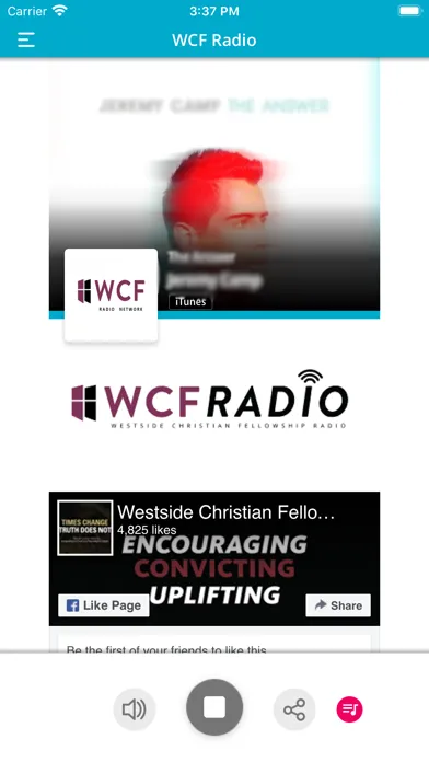 Capturas de pantalla de WCF Radio Network
