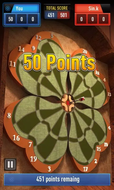 Ảnh chụp màn hình của Darts Master 3D