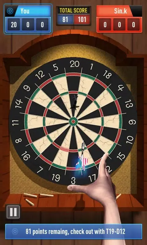 Ảnh chụp màn hình của Darts Master 3D