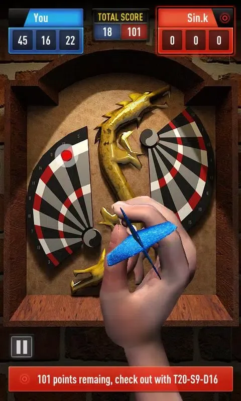 Ảnh chụp màn hình của Darts Master 3D