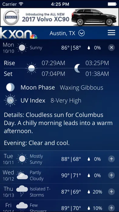 KXAN Weather স্ক্রিনশট