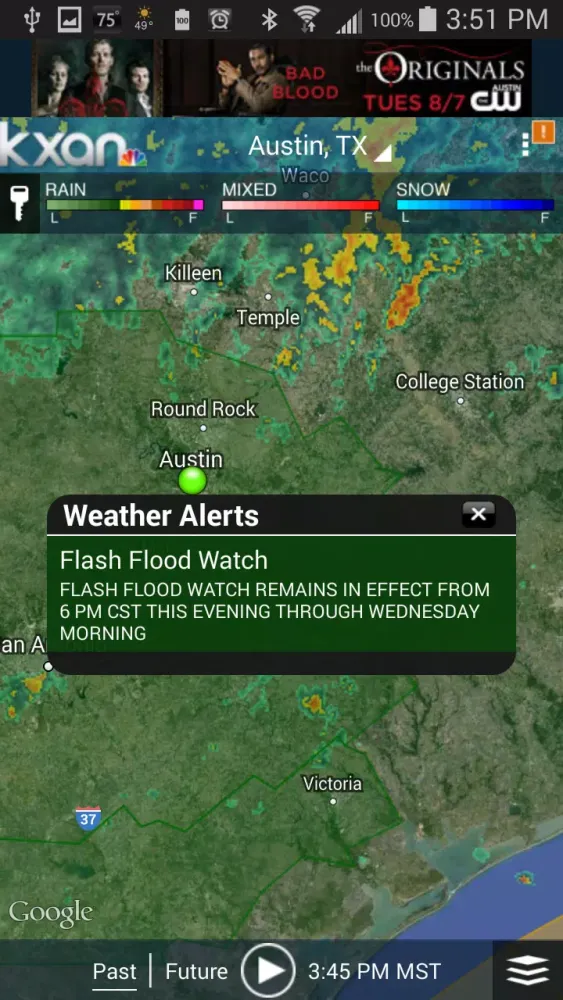 KXAN Weather Ekran Görüntüleri