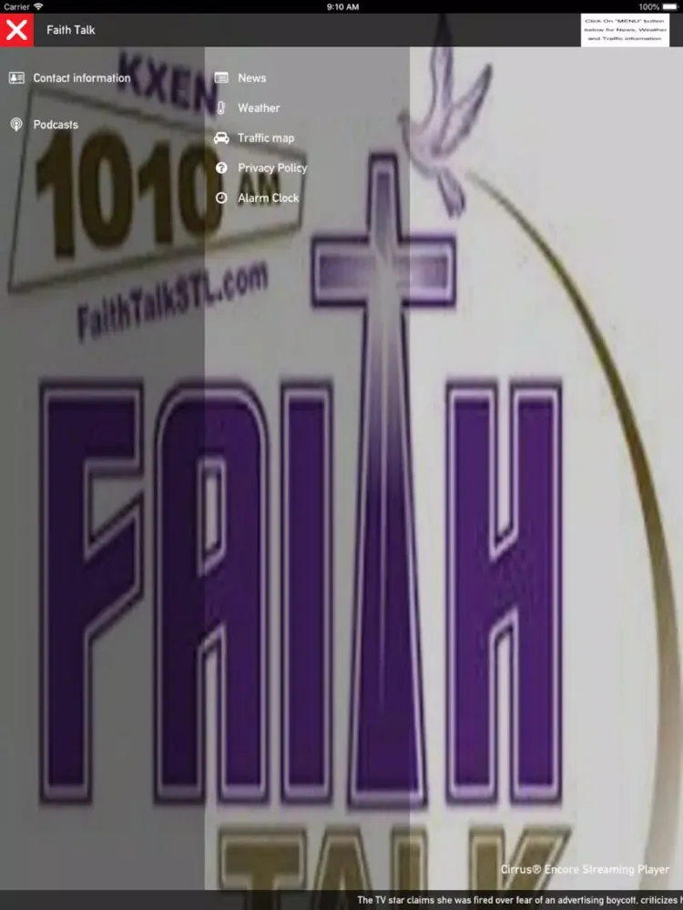 تصاویر KXEN Faith Talk iPad 