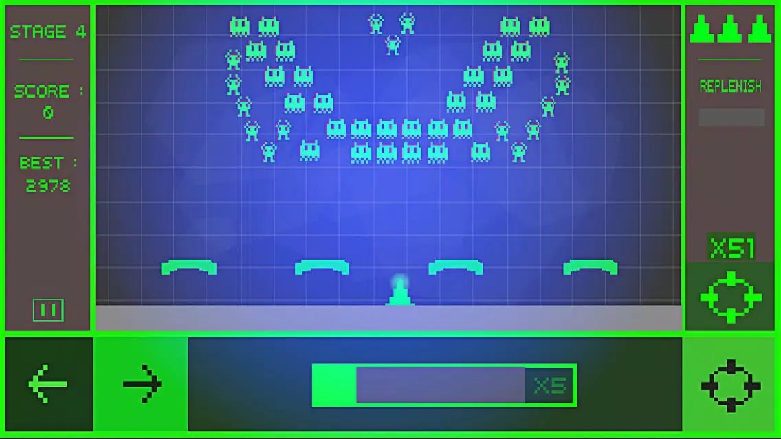 Captures d'écran de KX Retro Invaderz