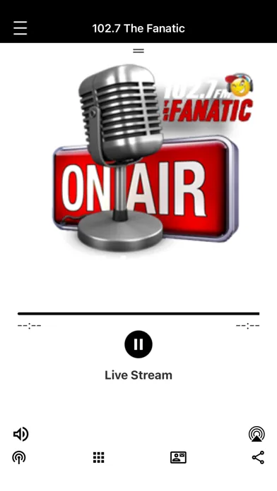 Capturas de tela do 102.7 The Fanatic