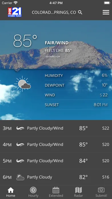 FOX21 Weather سکرین شاٹس