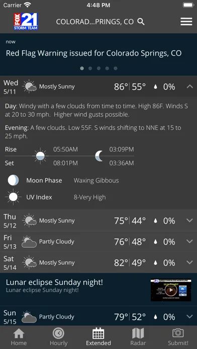 FOX21 Weather سکرین شاٹس