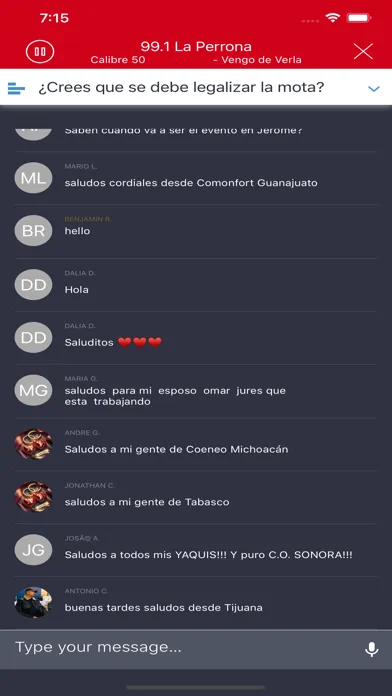 99.1 La Perrona سکرین شاٹس