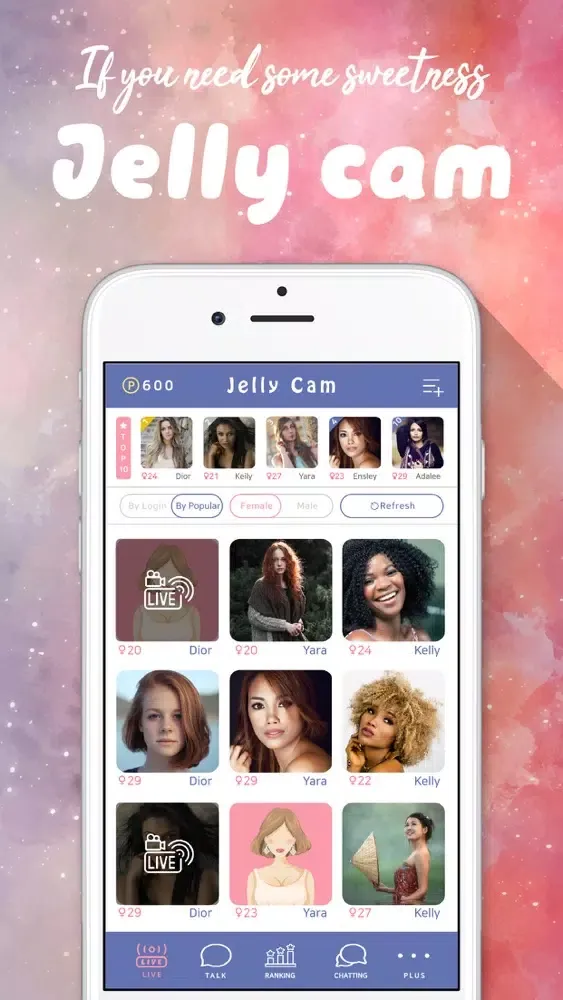 JellyCam Video and Voice Chat سکرین شاٹس