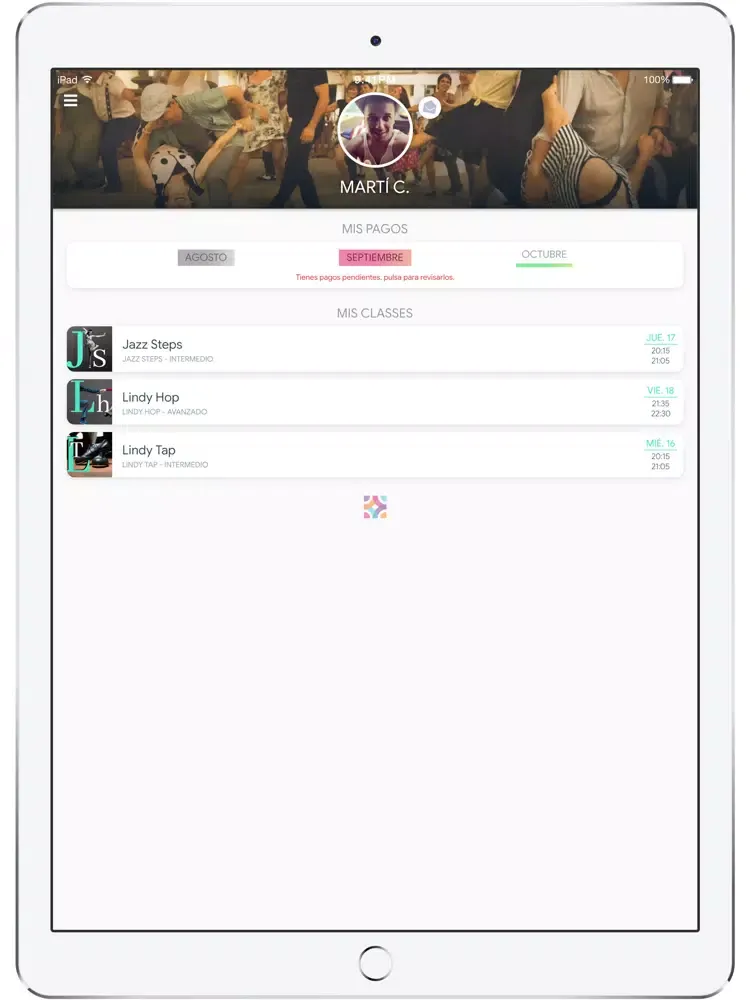 Capturas de pantalla de Modo Swing iPad 