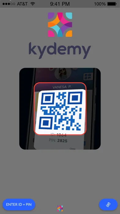 Kydemy QR スクリーンショット