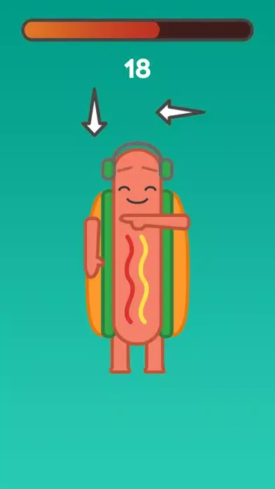 Capturas de tela do Dancing Hotdog - The Hot Dog Game