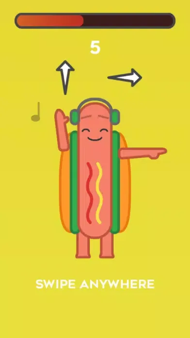 Capturas de tela do Dancing Hotdog - The Hot Dog Game