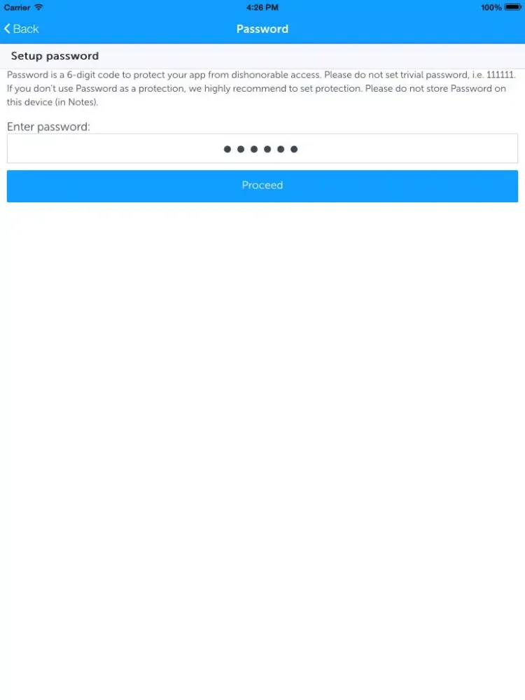 Ảnh chụp màn hình của Mobile Money by Kyivstar iPad 