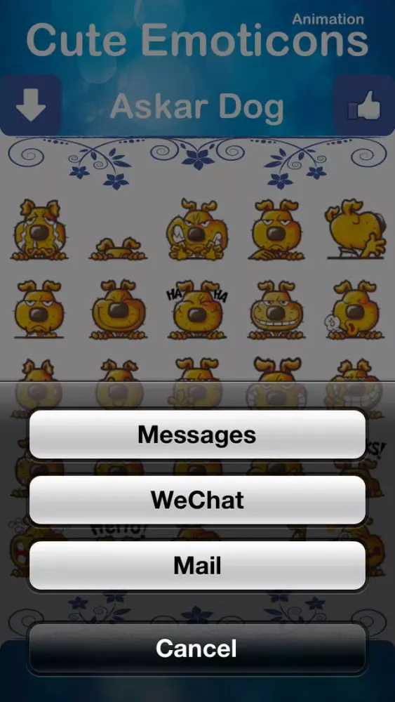 Cute Emoticons for LINE - Free Version Screenshots