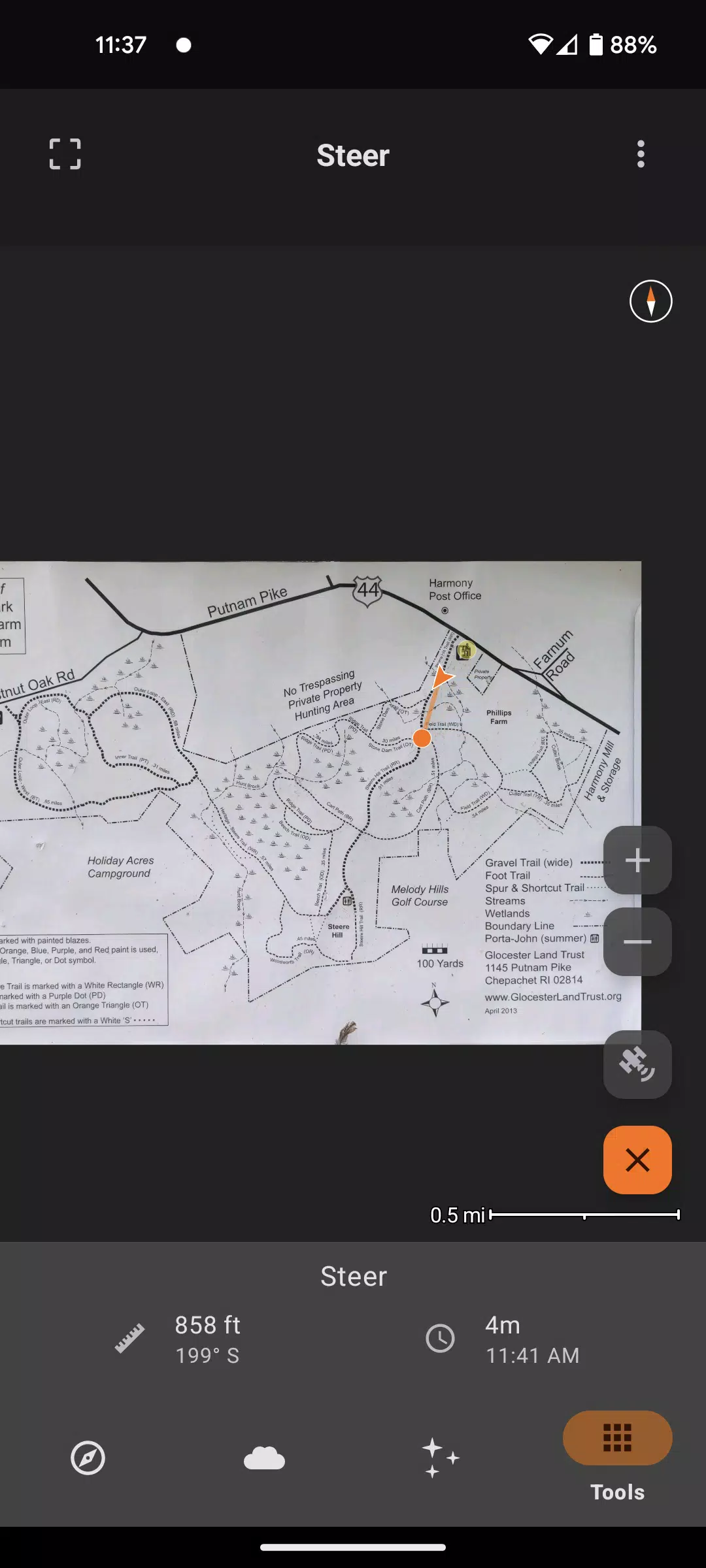 Trail Sense Screenshots