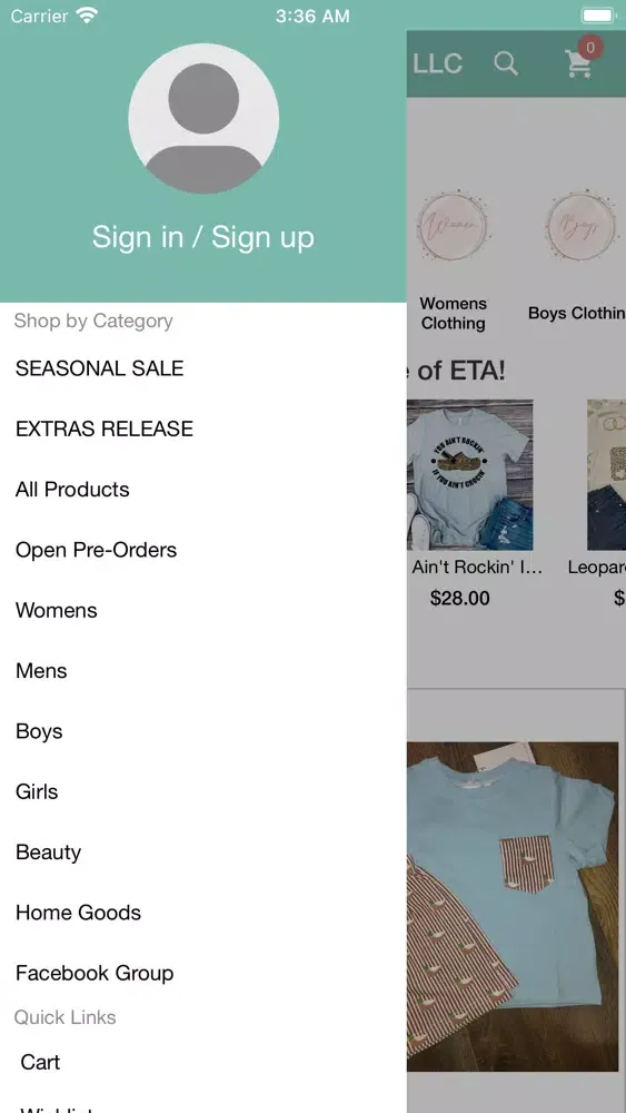 Capturas de tela do Kyler Rae Boutique LLC