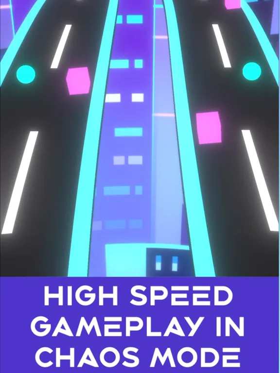 Capturas de pantalla de Neon Rush: Color Ball Road Run iPad 