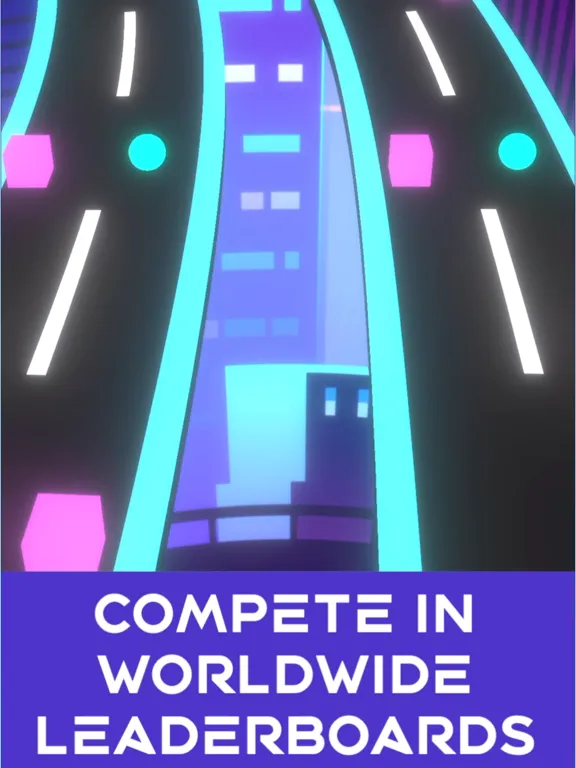 Capturas de pantalla de Neon Rush: Color Ball Road Run iPad 