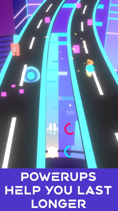 Capturas de pantalla de Neon Rush: Color Ball Road Run