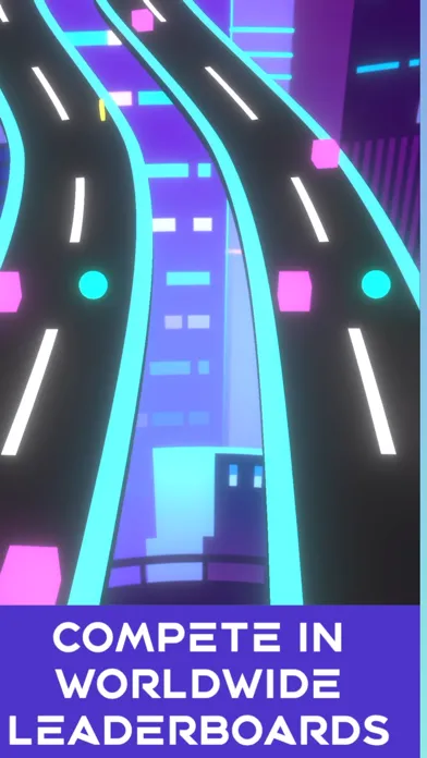 Capturas de pantalla de Neon Rush: Color Ball Road Run