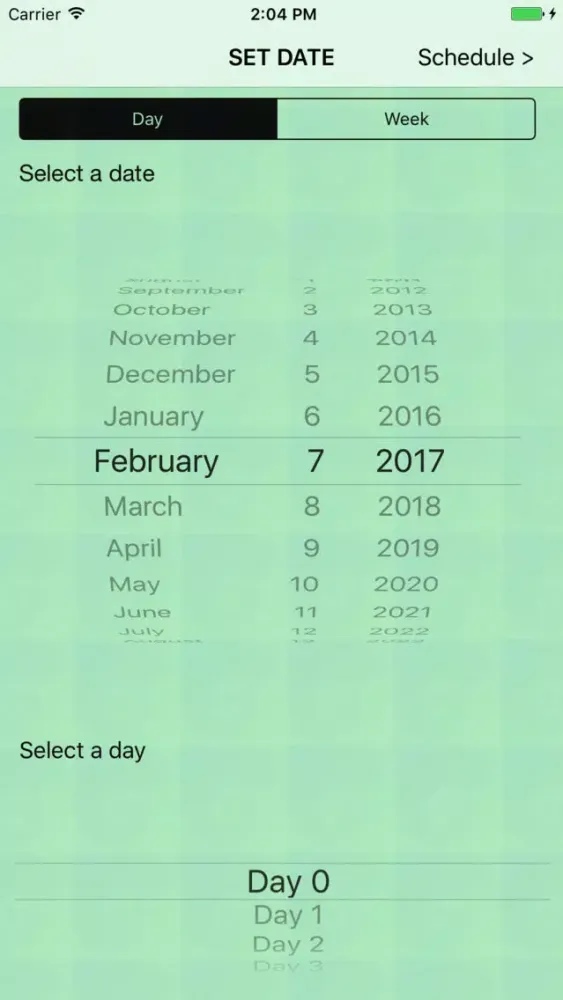 Zrzuty ekranu Date Calculator for Clinical Trials