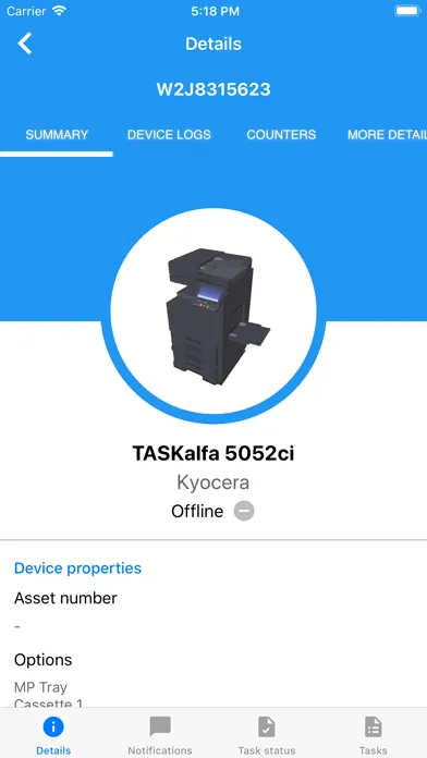 Captures d'écran de KFS Mobile