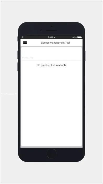 License Management Tool スクリーンショット