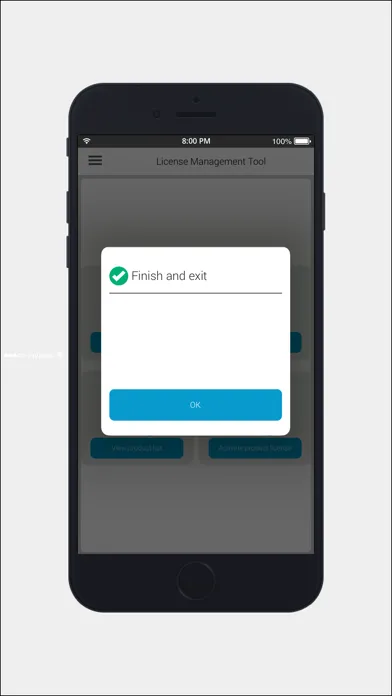 License Management Tool スクリーンショット