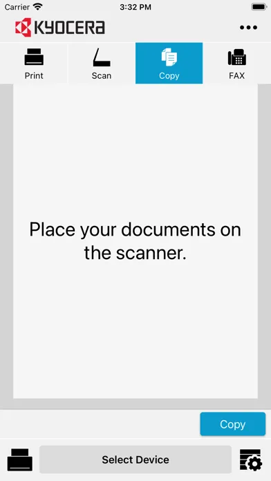 KYOCERA Mobile Print Screenshots
