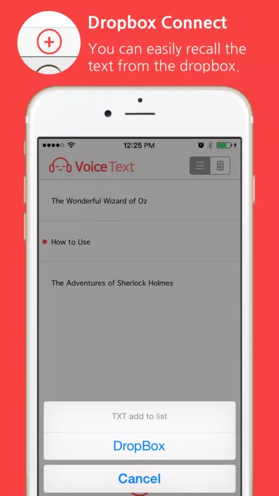 Capturas de tela do VoiceText by RunNGunSoft