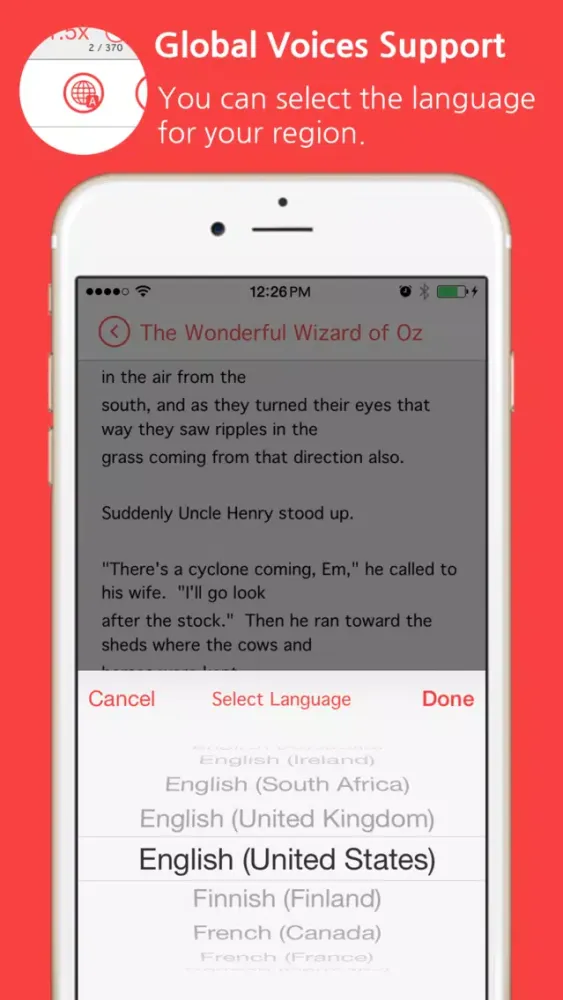 Capturas de tela do VoiceText by RunNGunSoft