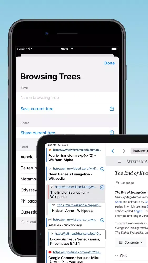 ภาพหน้าจอของ Flow - Experimental Browser