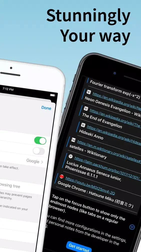 ภาพหน้าจอของ Flow - Experimental Browser