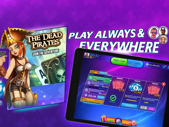 Capturas de pantalla de Flash Poker - Texas Holdem iPad 
