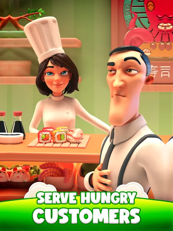 Zrzuty ekranu Merge Chef 3D iPad 