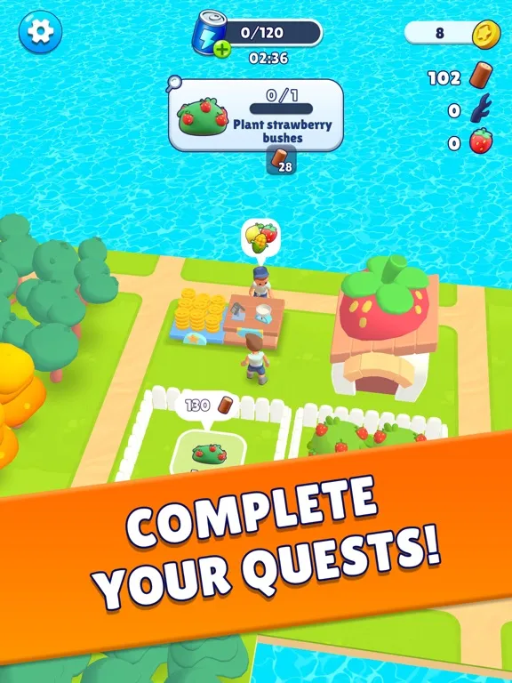 Tangkapan layar Renovation Island iPad 