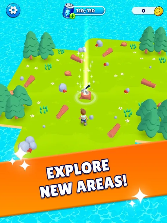 Tangkapan layar Renovation Island iPad 